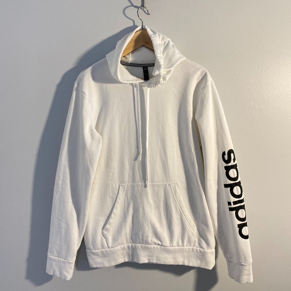 ADIDAS WHITE HOODIE MEN'S Size S
